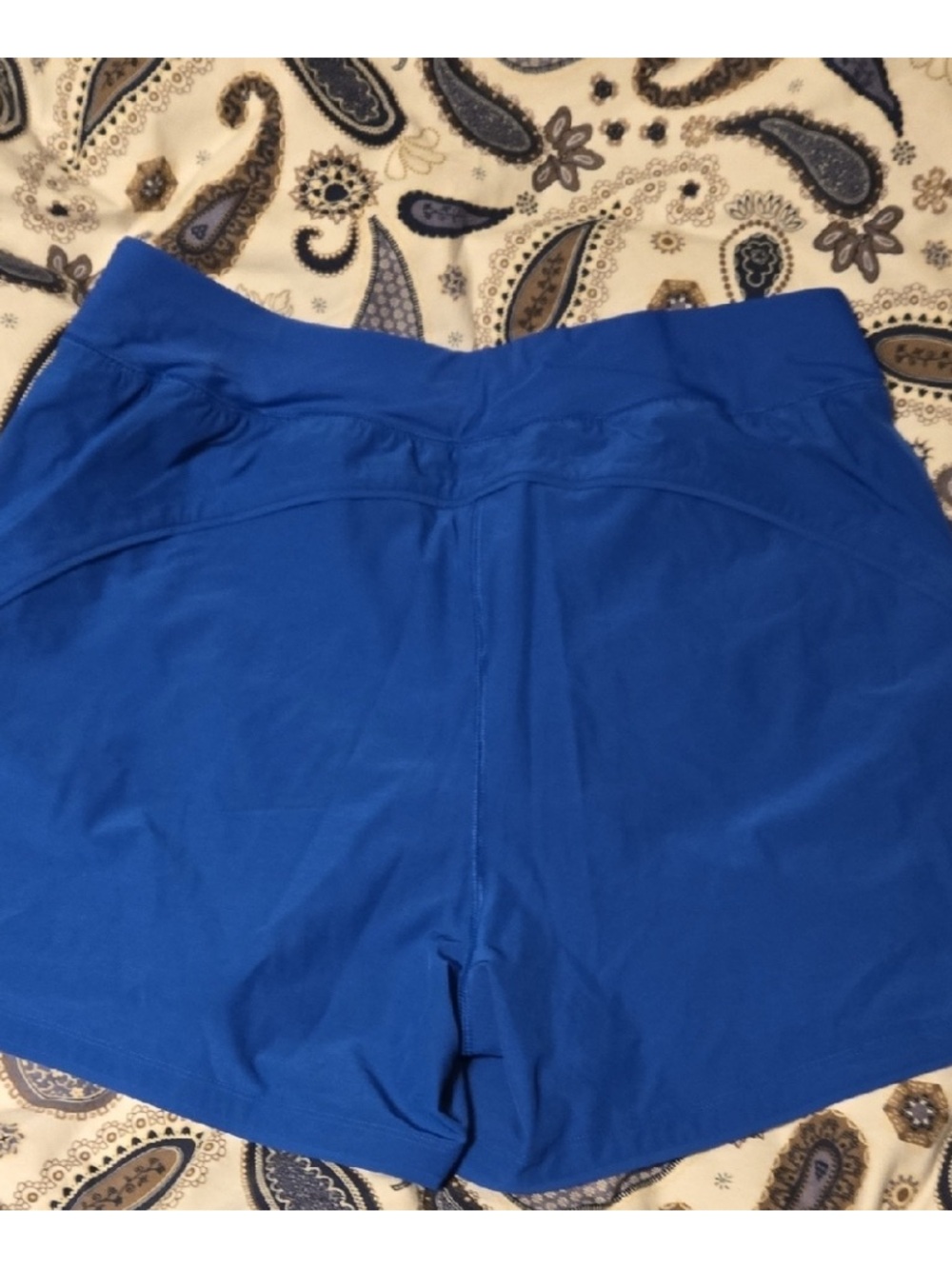 Lands' End Blue Women's Athletic/Swim Shorts - Picture 4 of 4